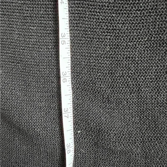 Yest Womens Viscose Knit Black V-Neck Sleeveless Midi Dress Size 8 NWOT - Picture 10 of 11